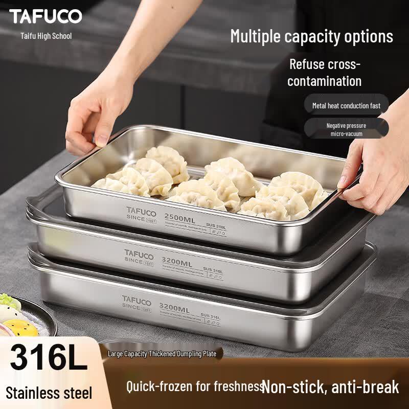 TAFUCO 316L Stainless Steel 2.5L Food Storage Container