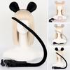 2Pcs/Set Imitation Mouse Ear Tail Set Animal Ear Headband Adjustable Waist Belt Tail Costume Accessories Christmas Cosplay Props