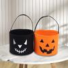 Ведро для сладостей на Хэллоуин, держатель для конфет в виде тыквы, держатель для сладостей из фетра, держатель для хранения подарков на Хэллоуин для вечеринки