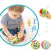Baby Hand Grasp Ball Animal Cognition Ball Hand Grasp Rattle Parent Child Interactive Toys Activity Baby Crawling Toys 0 6 12 M