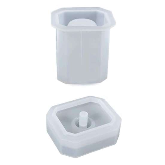 Perfume Container Molds 2/3Pcs DIY Bottle Silicone Mold, Spray Making Mould, Pump Fragrance Resin Epoxy Casting Gift for Crafting Enthusiasts Flexible