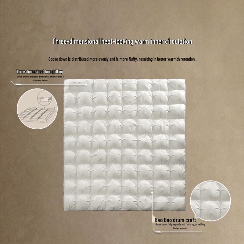 Luolai Class A 95% Washed White Goose Down Quilt