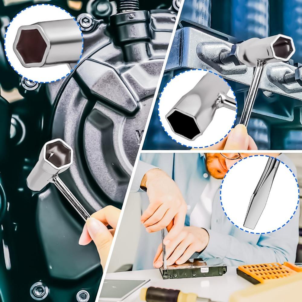 Mechanický klíč s dvojitou hlavou 13/19 mm Klíč na pilový řetěz Vysoce kvalitní klíč T Zahradní nářadí