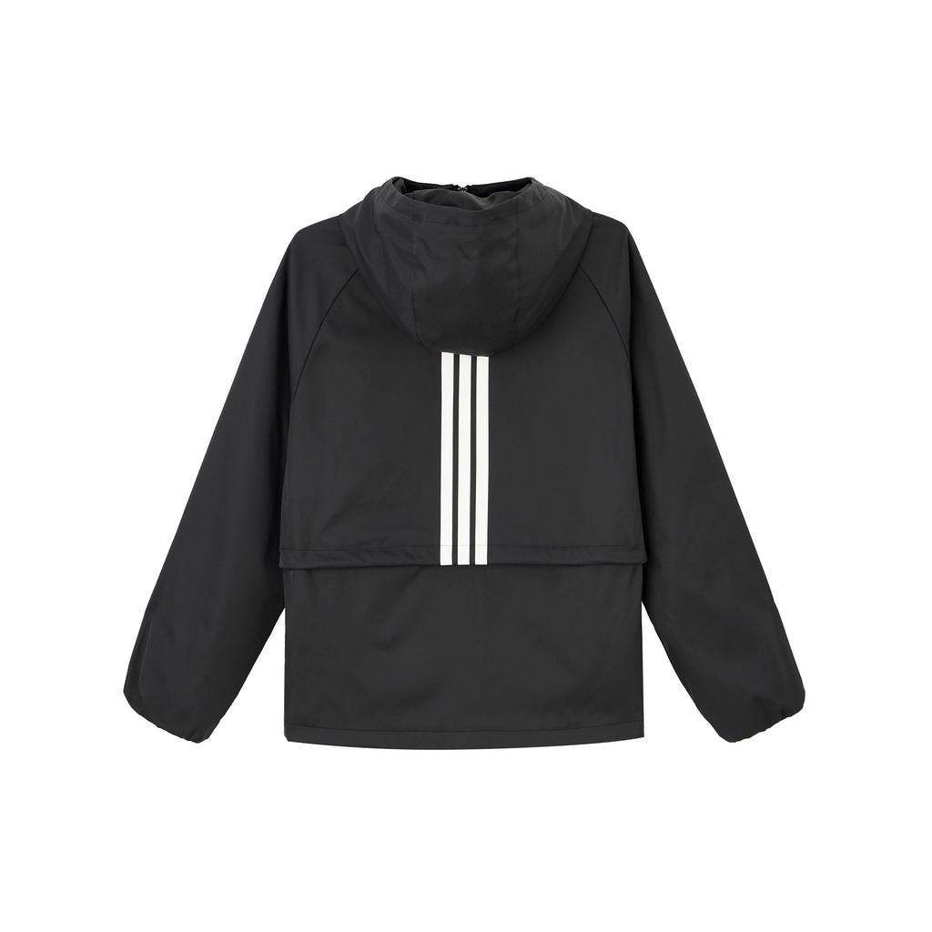Adidas CNY Lunar New Year Water Repellent Fleece Hooded Jacket Women Black JZ1587