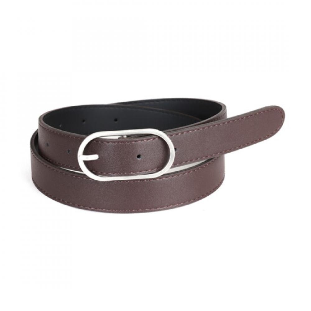 Shop DomeStic Women S Oval Buckle 25mm 4 Color Belt Tu Wbt 0923 Brown