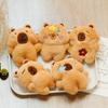 1-10 шт. Капибара Плюшевый Брелок Милое Животное Плюшевая Кукла Наряды Шарм для Сумки Брелок Подвеска Аксессуар для Рюкзака
