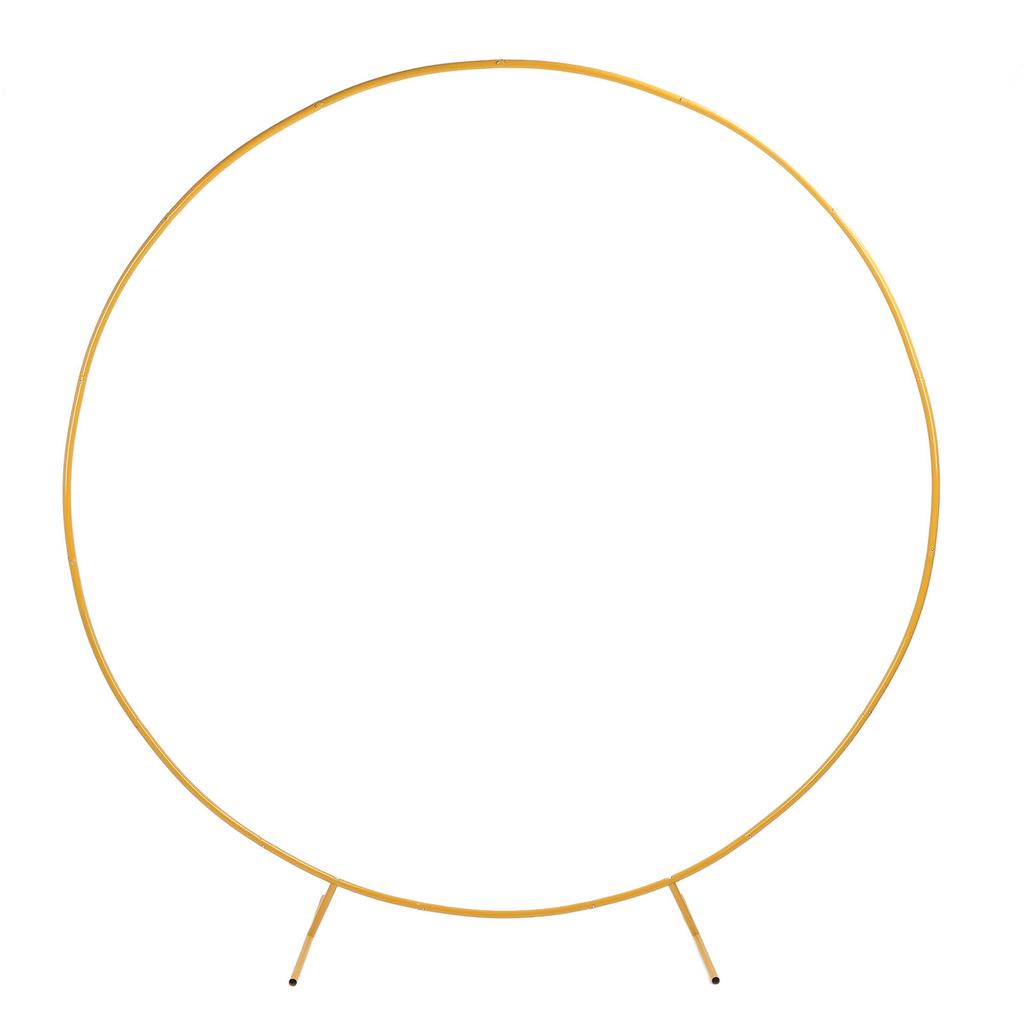 Круглая подставка для фона 7,2 фута, устойчивая металлическая подставка для арки с воздушными шарами, рама для свадьбы, дня рождения, вечеринки в саду