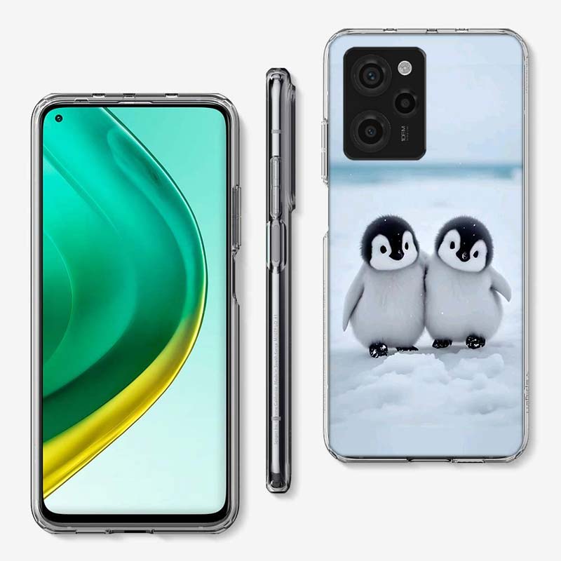 Чехол для телефона 'Пингвиненок Лечение' Для Xiaomi Poco M8 M7 M6 M4 M3 X7 X6 X4 Pro F7 Ultra M5S Mi 14 14T 15 15T 12T 10T Pro 12S