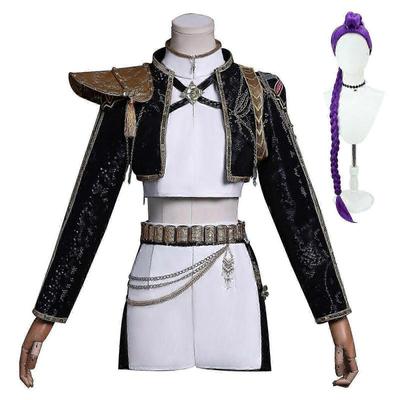 Комплект костюма для косплея Kpop Demon Hunters Rumi на Хэллоуин, маскарадный костюм для женщин