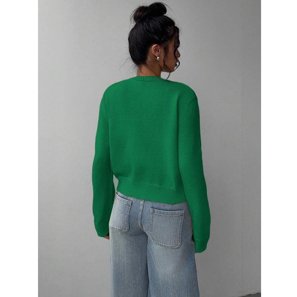 Women Autumn Winter Knitted Cardigans Sweaters Ladies Long Sleeve Single Breasted Sweater Outerwear Coats Jackets