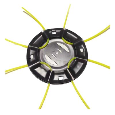 Стальная головка газонокосилки, бесплатная, 4 линии, сменная бензиновая/литиевая головка триммера для травы, удаление сорняков в саду, часть кустореза