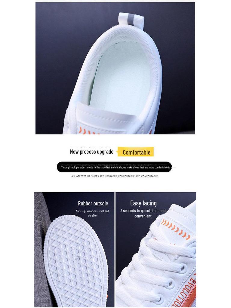 2023 Summer New Style Women's White Sneakers, Korean Version Casual Sports Shoes