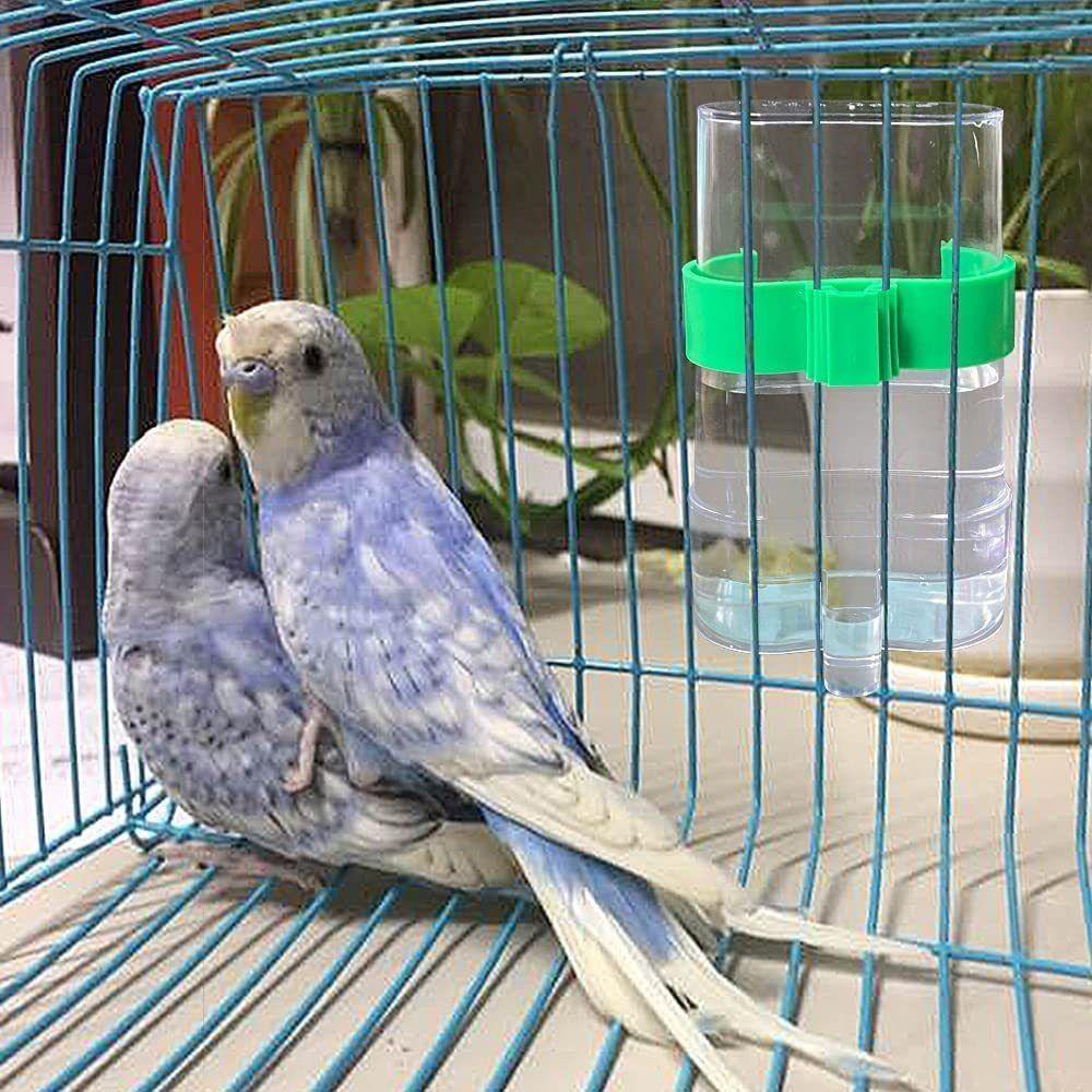 Plastic Bird Automatic Drinker Automati Parrots Feeder Waterer Bird Water Dispenser  Parrots