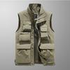 Multi-function Pocket Multi-pocket Men's Vest Outdoor Sports Fishing Reporter Photography Casual Men's Clothing