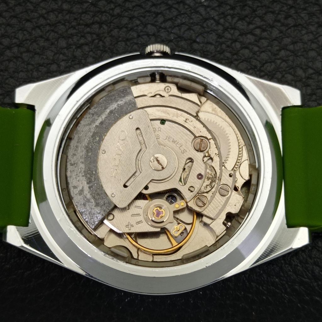 ВИНТАЖНЫЕ АВТОМАТИЧЕСКИЕ ЧАСЫ SEIKO 5, ЯПОНИЯ, МУЖСКИЕ, ЗЕЛЕНЫЙ ЦИФЕРБЛАТ, a435125-2