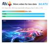 X4 ATV androidtv 11.0 Смарт ТВ-бокс Amlogic S905X4 Поддержка 4K 60fps AV1 Двухдиапазонный Wi-Fi ТВ-приставка