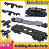 Train Motor Base Plate Technology Building Blocks Parts Chassis 88002 Train Wheel Frame Assembly MOC DIY Bricks Toys Accessory