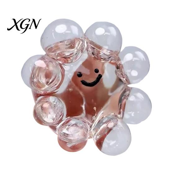 Adults Stress Relief Toy Transparent Slow Rising Decompression Bubble Robot Bunny Octopus Pinch Squeeze Soft TPR Ball Fidget Sensory