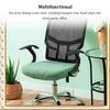 Chair Cushion Cover Seat Covers Backrest Protector Soild Color Adjustable Dirt-Resistant for Banquet Home Kitchen