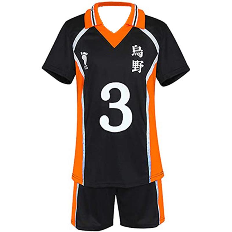 Хайкю!! Костюм для косплея Haikyuu Костюм Волейбольного клуба старшей школы Карасуно Хината Шоё Кагеяма Тобио Спортивная форма Джерси