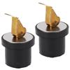 2PCS 19mm Livewell Drain Plug Brass Compression Type 7 8in Marine Drain Plug for Livewell Sink Transom Baitwell