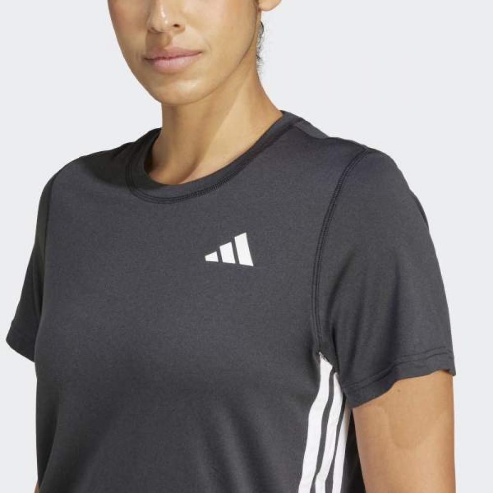 Adidas Женская футболка S Train ESSENTIALS 3S Workout Tee Training Functional с коротким рукавом, черная