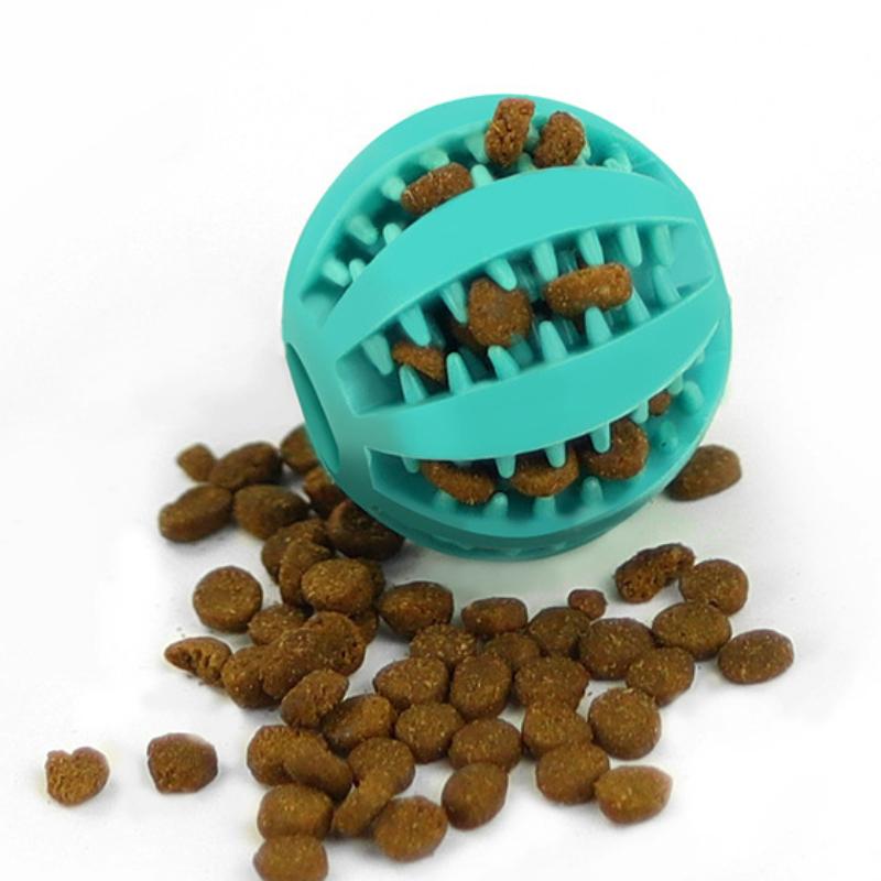 Игрушки для собак из натурального каучука, жевательные игрушки для собак, мяч для чистки зубов, сверхпрочный интерактивный эластичный мяч для товаров для домашних животных