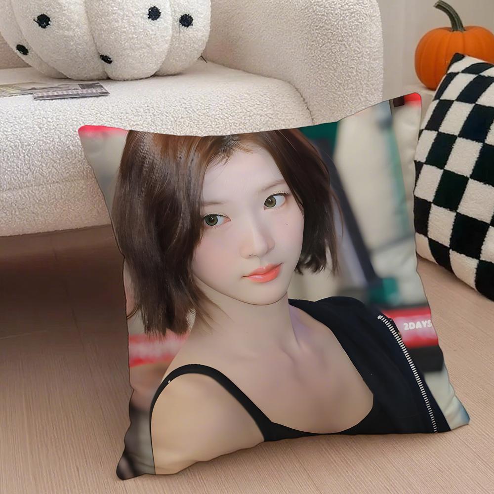 actor classic CChoi Ji Woo Cushion Cover Throw Pillow Cover Hidden Button Durable Polyester Chair Cushion