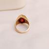 Almandine Garnet 925 Sterling Silver Yellow Gold Fill Ring Jewelry, Birthstone Gift Ring Jewelry
