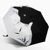 Cartoon Cat Automatic Umbrella Rain or Shine Cat Sun Protection Umbrella  for Women