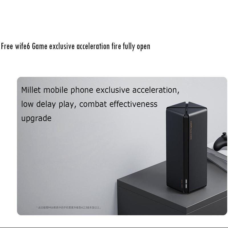 Xiaomi Маршрутизатор AX3000 Wi-Fi 6 Mesh 3000 Мбит/с 5-ядерный гигабитный 2,4G 5,0G Двухдиапазонный маршрутизатор Wi-Fi Повторитель 4 антенны с высоким коэффициентом усиления PPPOE