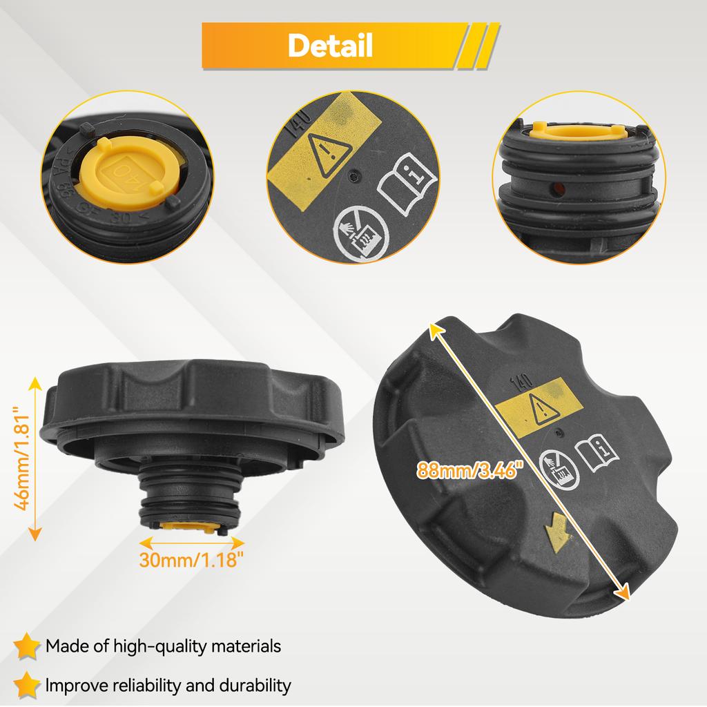 17117639020 Car Radiator Expansion Water Tank Cap Cover For BMW 3 5 7 Series X1 X3 X5 E70 E82 E88 E89 E90 E91 E92 17117521071