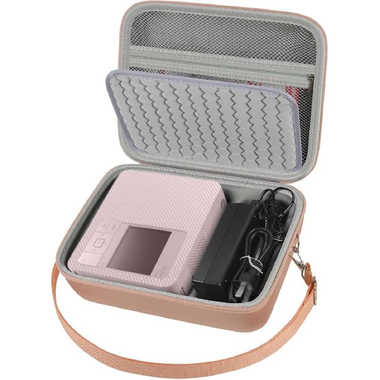 Чехол совместим с беспроводным компактным фотопринтером Canon SELPHY CP1500/CP1300/CP1200 и набором цветных чернил и бумаги/Сумка-органайзер для хранения аккумулятора