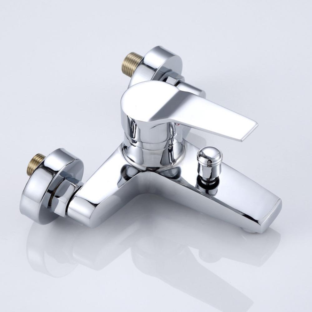 Медь Цинк Цинковый сплав Тройной смеситель для ванны Переключатель Тройной смеситель горячей и холодной воды Кран для ванной комнаты Душ