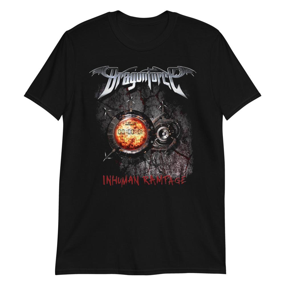 Футболка DragonForce Inhuman Rampage Хлопок Черный Все Размеры JU474