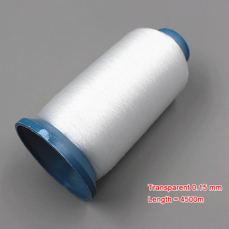 4500 метров прозрачной швейной нити для ручной вышивки аппликаций на воротнике, невидимая нейлоновая нить, швейные аксессуары.