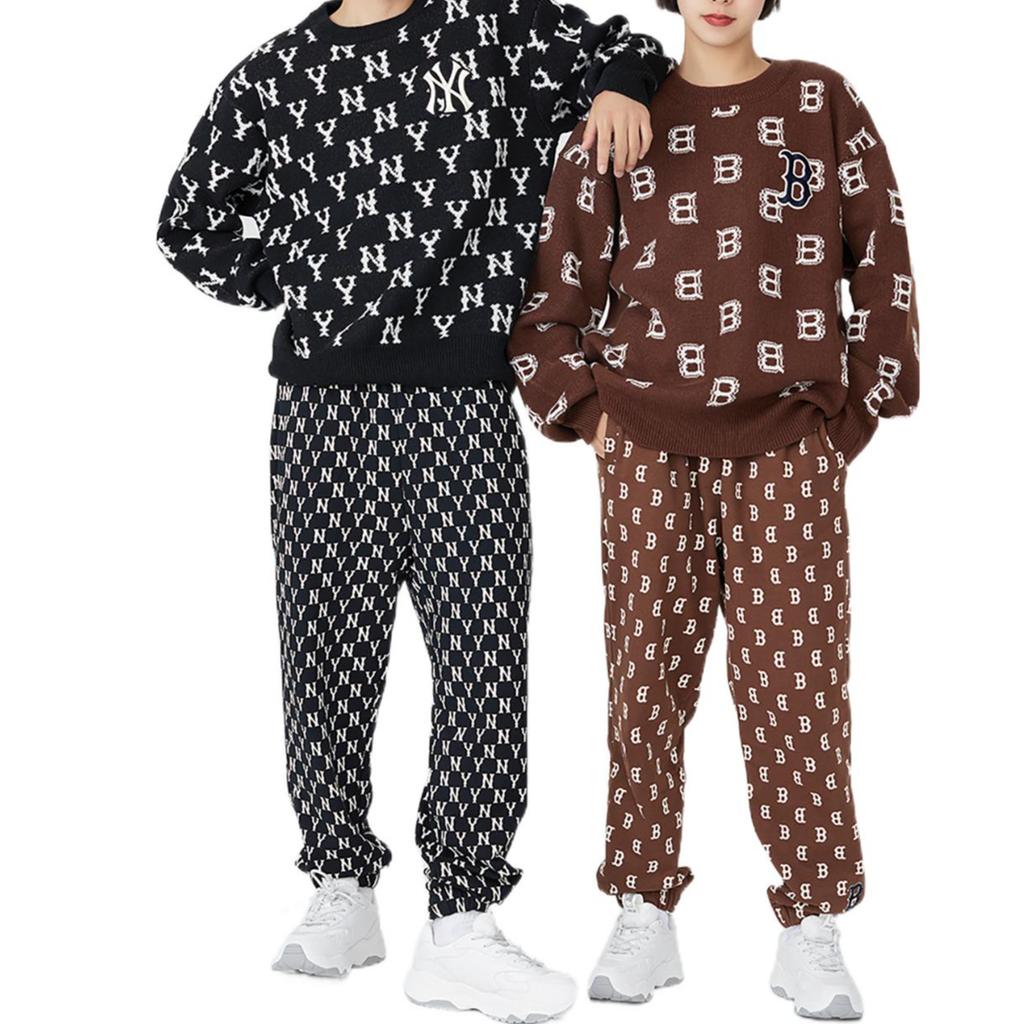 MLB Sweaters Unisex Black Crew Neck Moderate Other 3AKPM0126-50BKS
