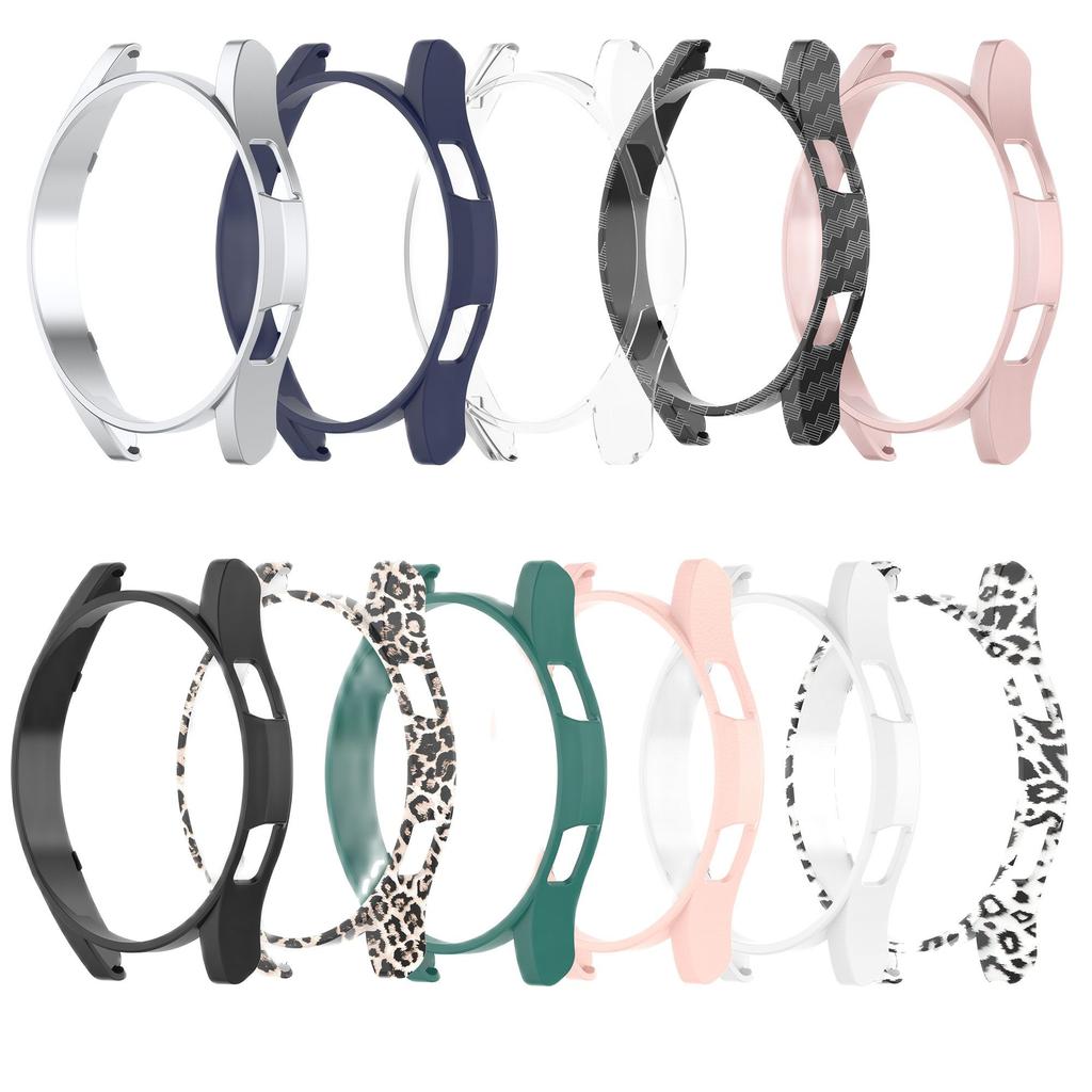 Полый защитный чехол из ПК для Samsung Galaxy Watch EF 40 мм, Galaxy Watch 4 40 мм, рамка, жесткая крышка, печать, защитные чехлы-накладки