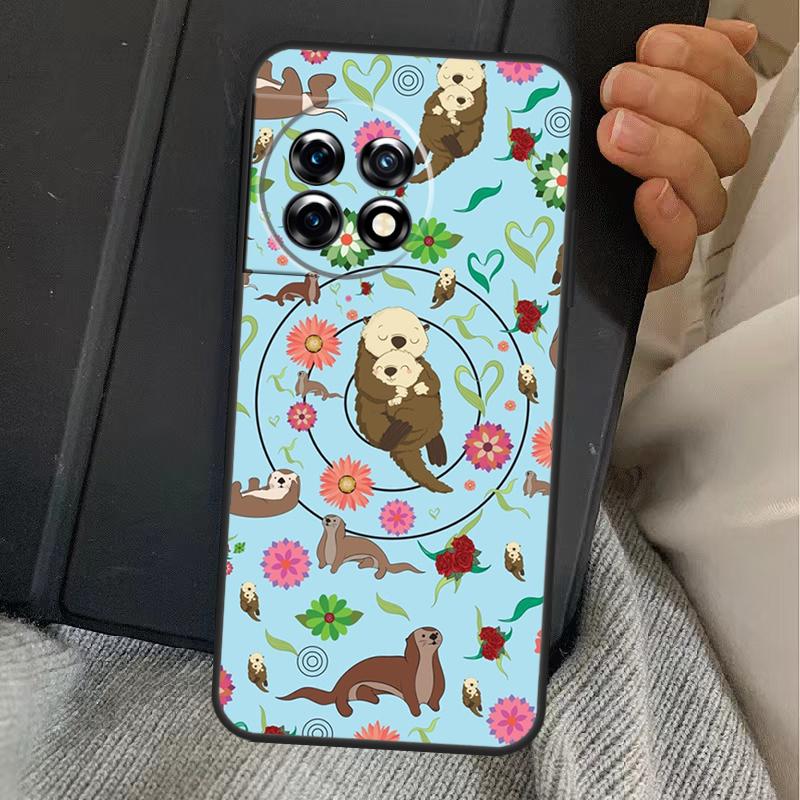 Sea Otter Pattern Case For OnePlus 15 13T 13 12 11 13R 12R 10R 10T 8T OnePlus Nord 5 CE 3 4 Lite N20 N30 Cover