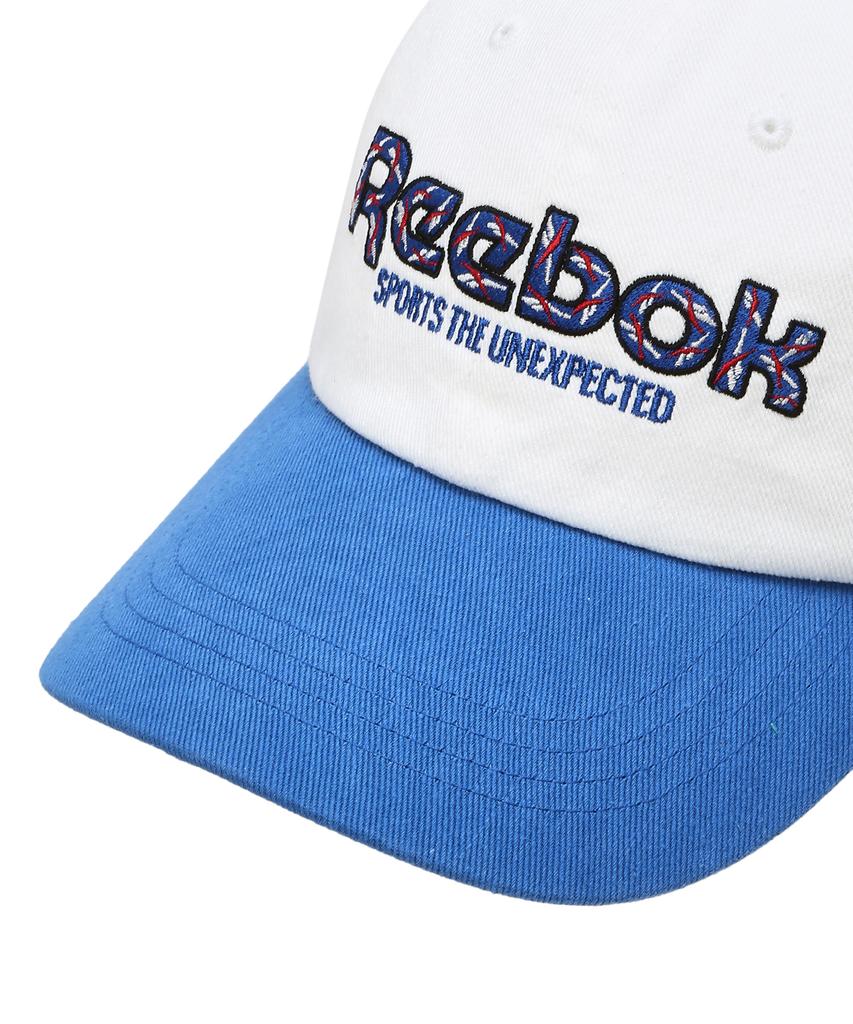 Reebok Широкая кепка-бейсболка с мозаикой - Синяя