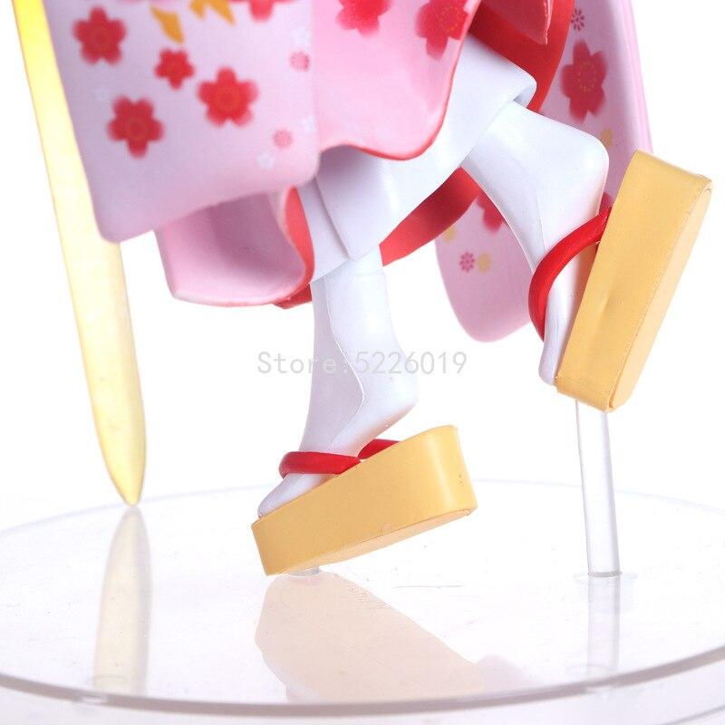 25 см Fate Stay Night Saber Kimono Ver. 1/7 Scale Action Figure Saber Sexy Girl Anime Figure Saber Figurine Collectible Model Toy