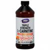Now Foods L-Карнитин Тройная Сила 3000мг Цитрусовый Веганский 3г 473мл 1 шт