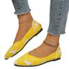 Stylish Cross-border Knit Flat Shoes For Women With Geometric Pattern And Pointed Toe Design