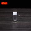 5-30pcs Refillable Bottles 15ml 20ml 30ml 50ml 60ml 80ml 100ml Plastic PET Clear Empty Seal Bottles Container with screw cap