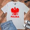 ПОЛЬША (Польша) Футболка Белый Орел Biały Orzeł (Gildan, патриотическая футболка) Футболка Unisex