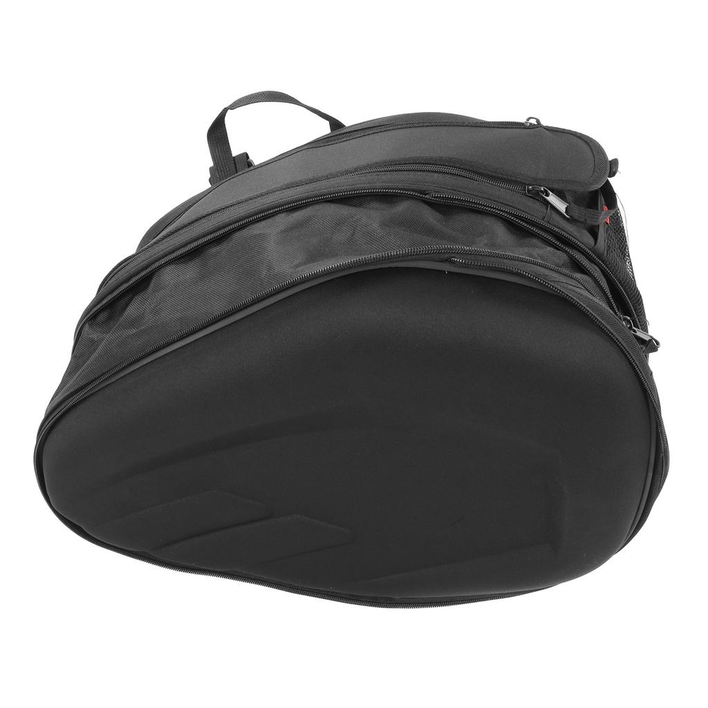 1 Pair Motorcycle Saddle Bag 600D Oxford Cloth Large Capacity Multi Purpose Motorcycle Side Bags Black