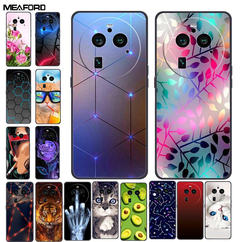 For OPPO Find X6 Pro Cases Fashion Soft Silicone Phone Covers For OPPO Find X6 5G Back Case Fundas Coque Bumper Find X6 X6Pro 5G