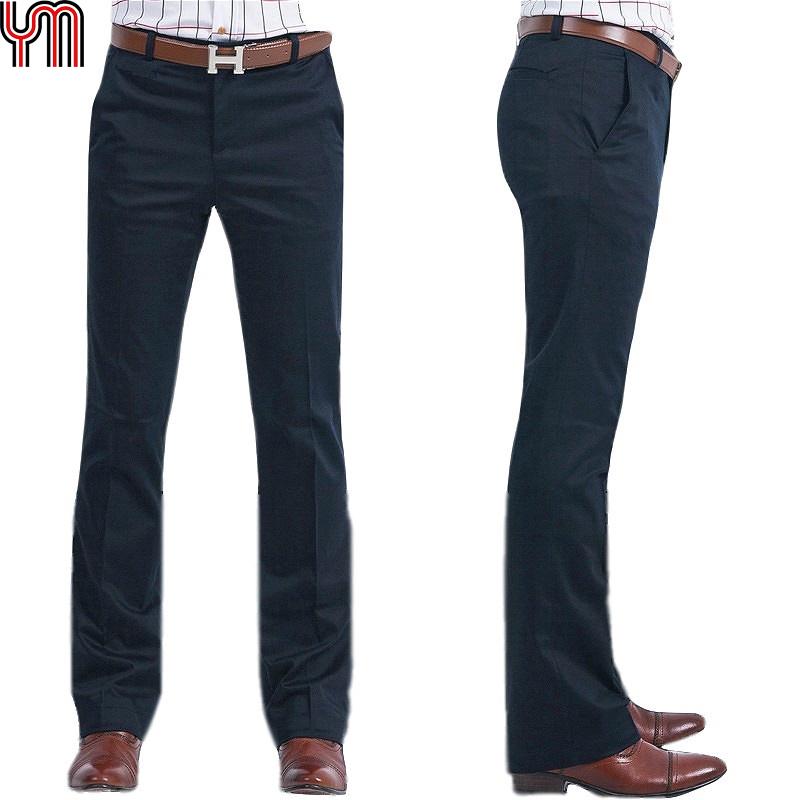Мужские брюки-клеш, винтажные расклешенные брюки, формальные брюки, широкие брюки, тонкие брюки