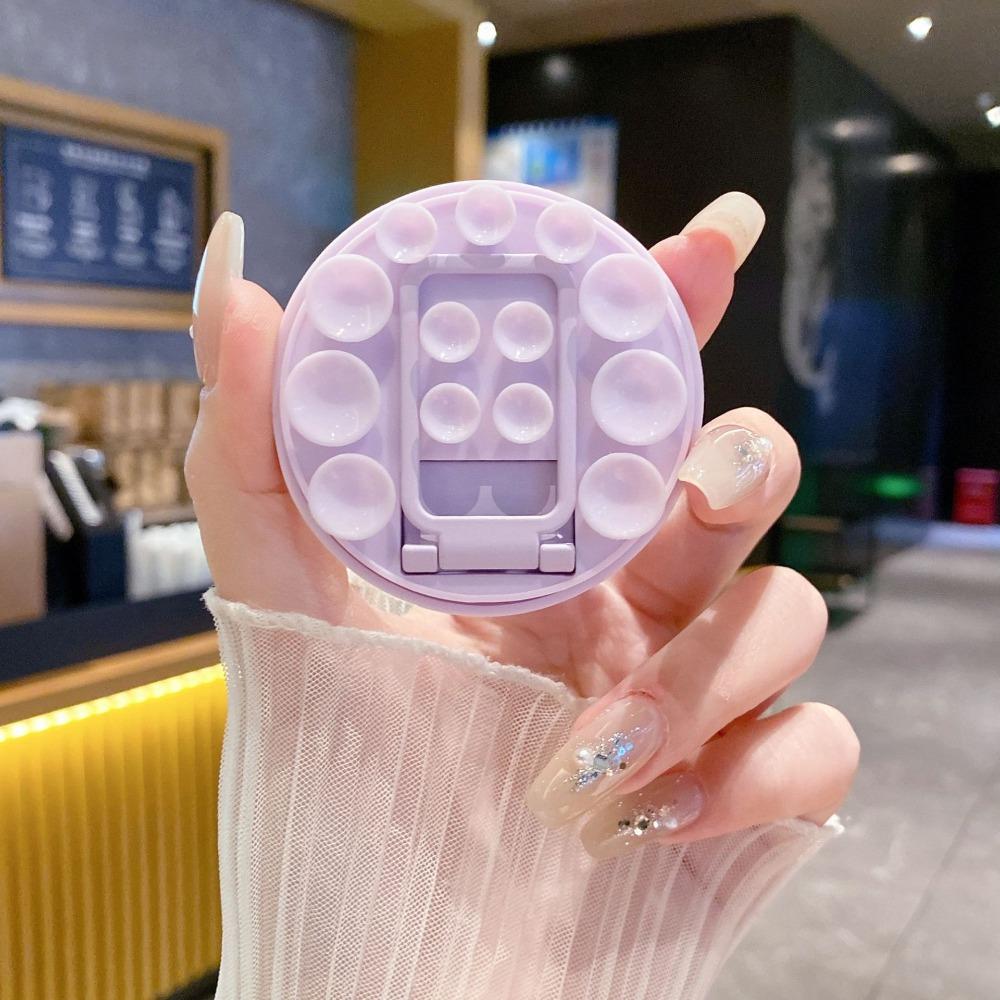 Round Suction Cup Phone Holder Silicone Phone Mount Suction Pad Phone Stand Smartphone Accessory