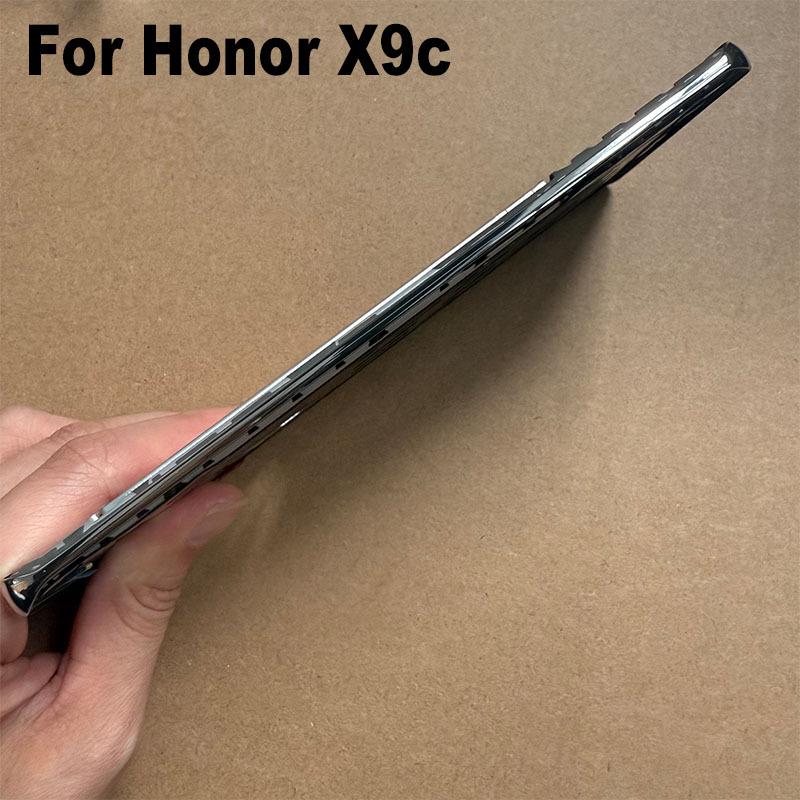 Для Huawei Honor X9C 5G Средняя рамка Передняя панель Корпус Держатель для LCD Шасси Задняя панель Замена